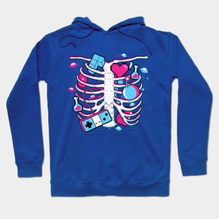 8-Bit Ribcage Hoodie